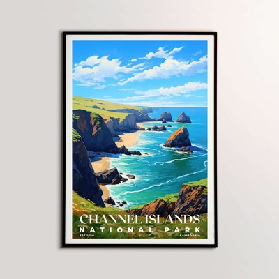 Channel Islands National Park Poster, Travel Art, Office Poster, Home Decor | S6 - image2